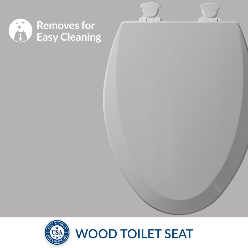 Bemis 1500EC 162 1500EC162 Toilet Seat, 1 Pack Elongated, Silverado - Image 2